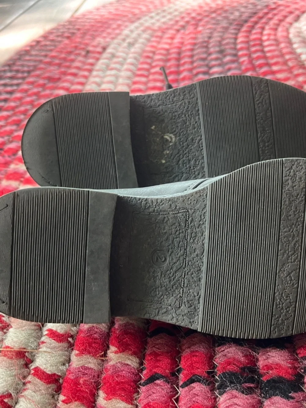 Girl's Gray Dress Boots Size 2